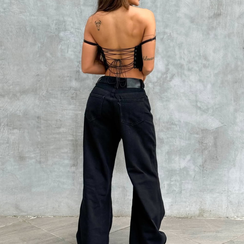 ALIEN BLACK JEANS WOMENS