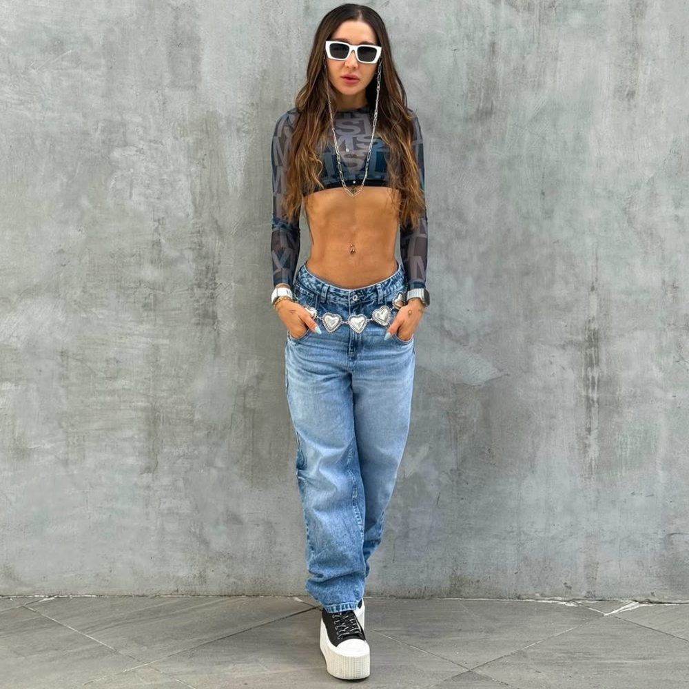 Low Rise Straight Jeans ladies ALIEN JEANS