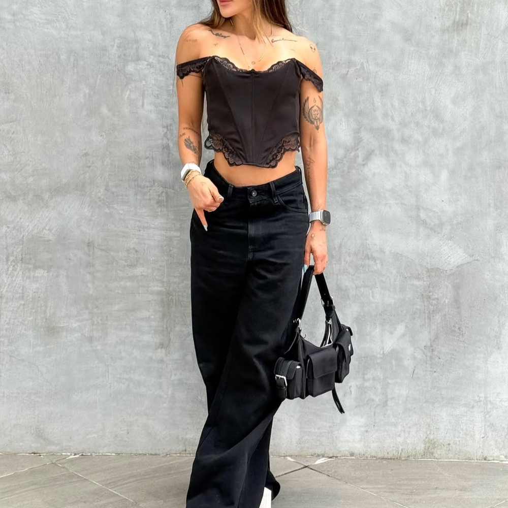 ALIEN BLACK JEANS WOMENS