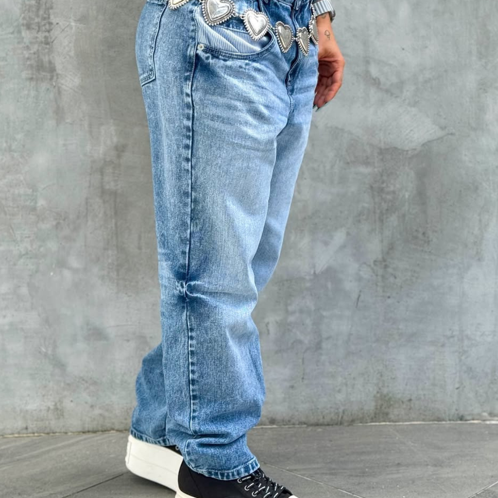 Low Rise Straight Jeans ladies ALIEN JEANS