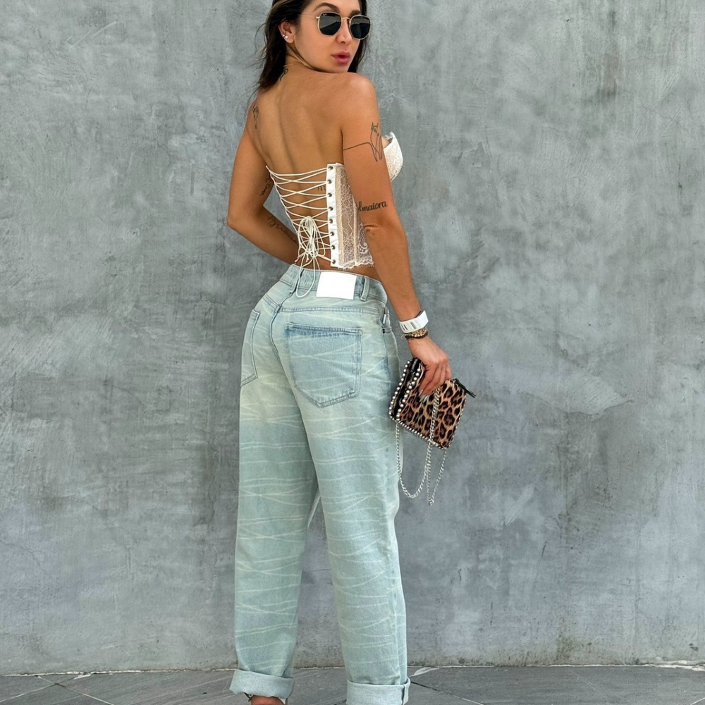 ALIEN BOYFRIEND JEANS LIGHT BLUE