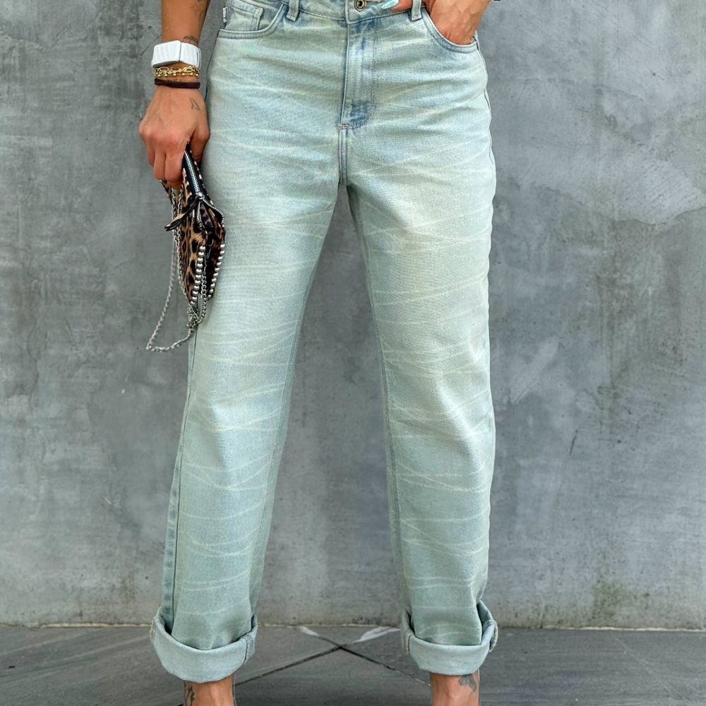 ALIEN BOYFRIEND JEANS LIGHT BLUE