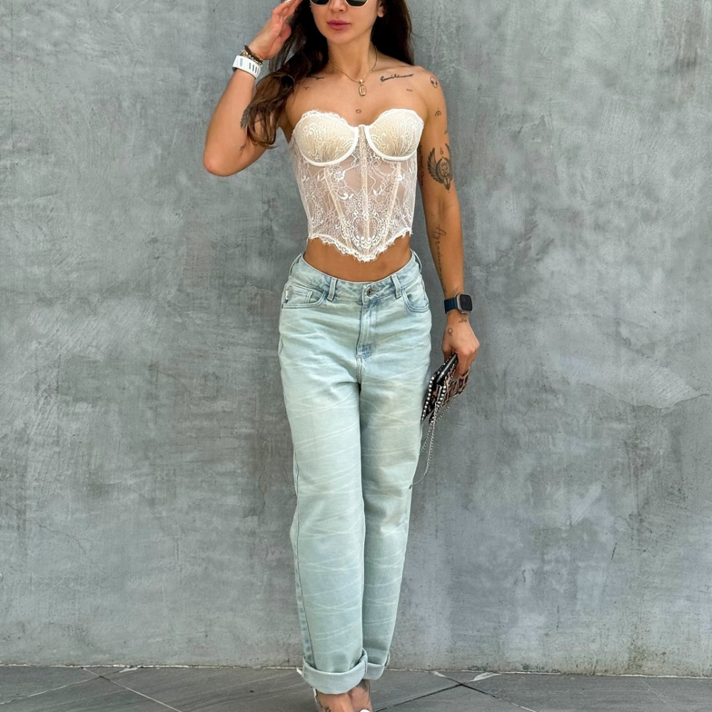ALIEN BOYFRIEND JEANS LIGHT BLUE