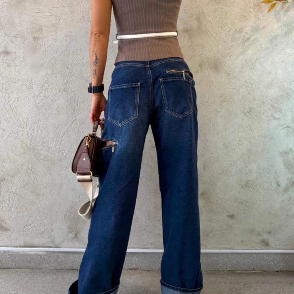 ALIEN BAGGY JEANS DARK BLUE