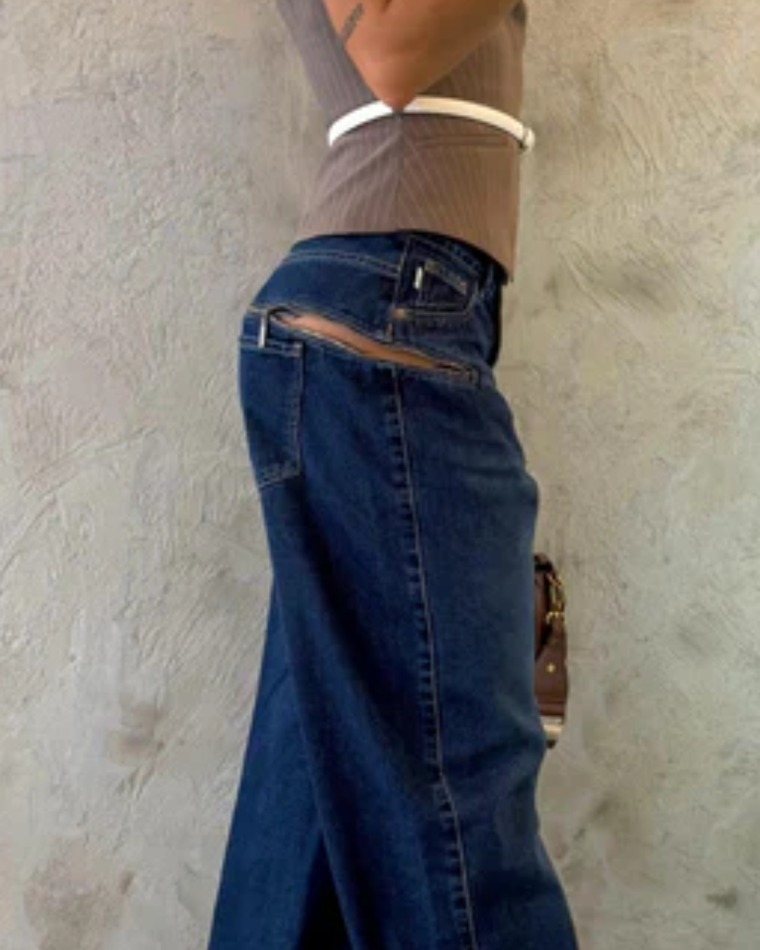 ALIEN BAGGY JEANS DARK BLUE