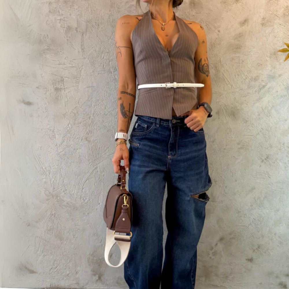 ALIEN BAGGY JEANS DARK BLUE