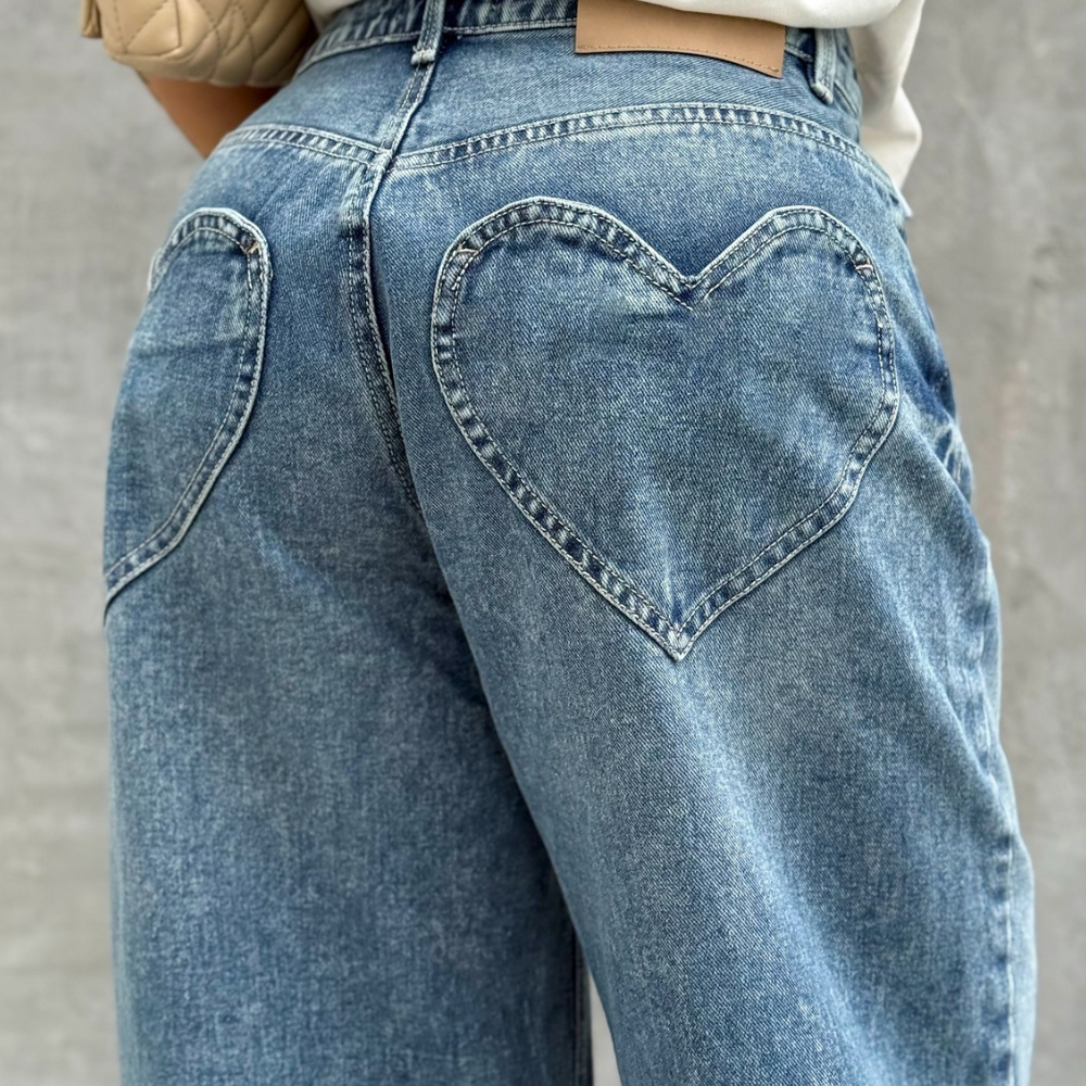 BAGGY RELAXED MEDIUM BLUE ALIEN JEANS