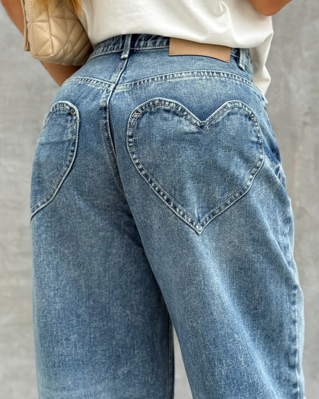 BAGGY RELAXED MEDIUM BLUE ALIEN JEANS