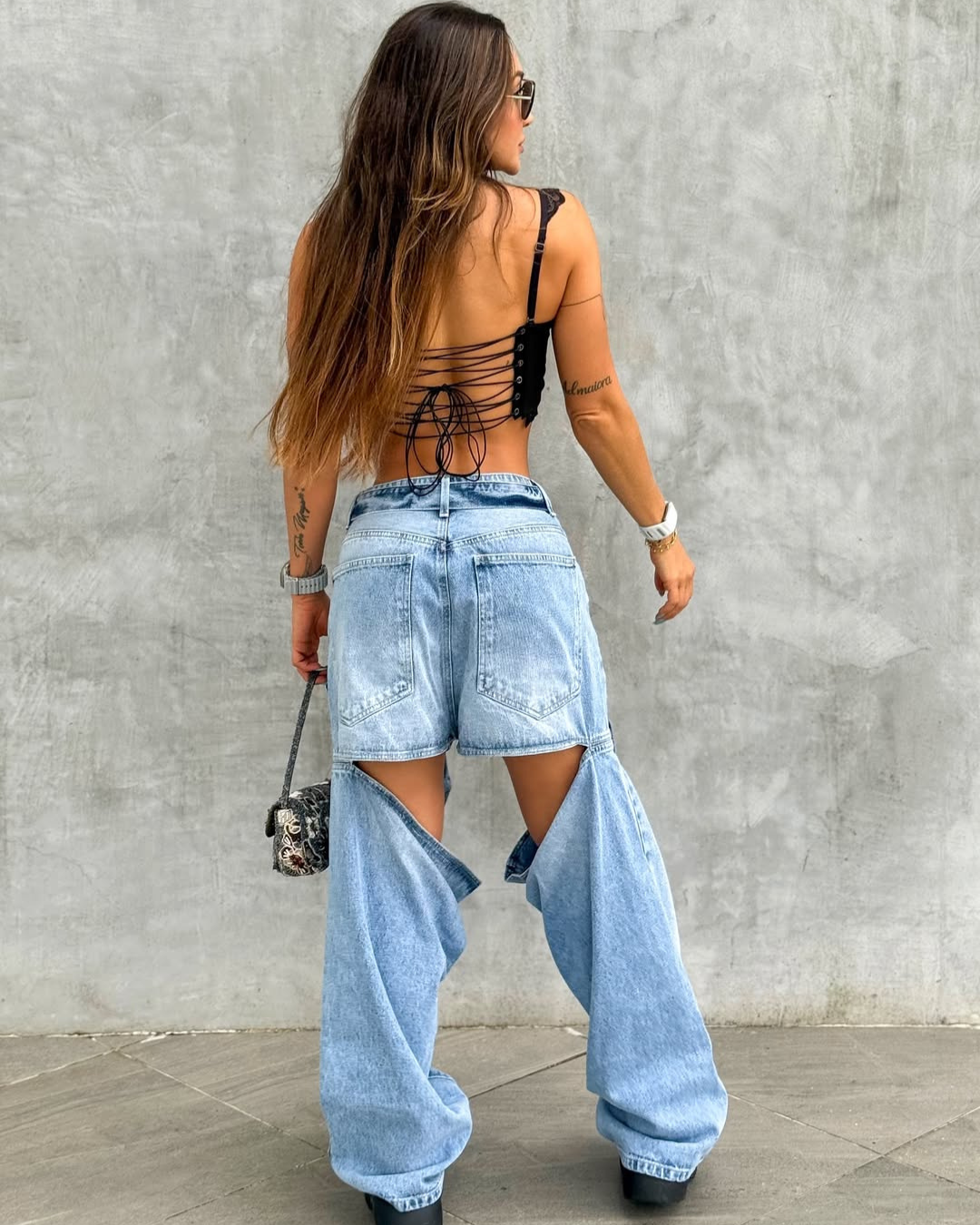  BarreL  Baggy ALIEN jeans 