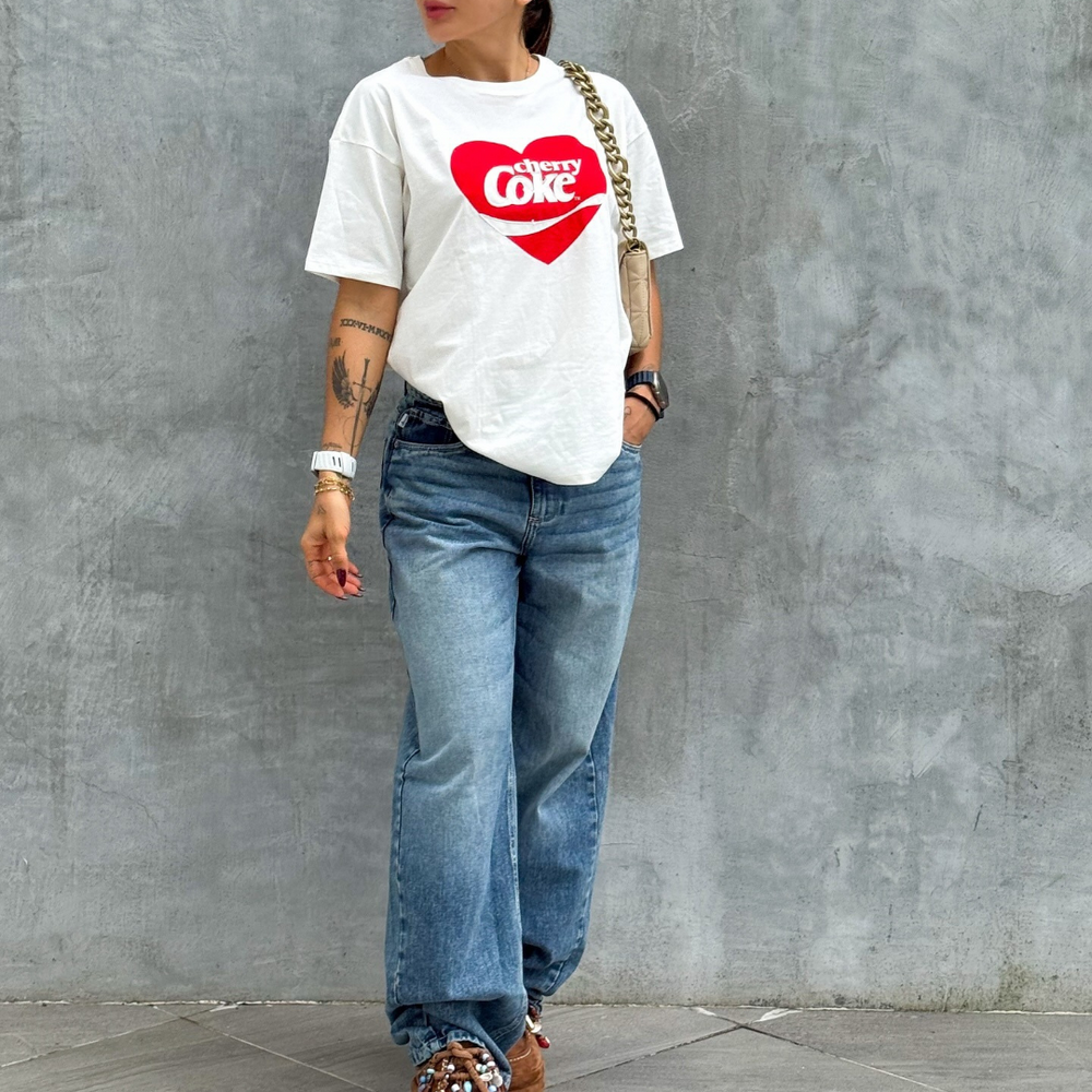 BAGGY RELAXED MEDIUM BLUE ALIEN JEANS