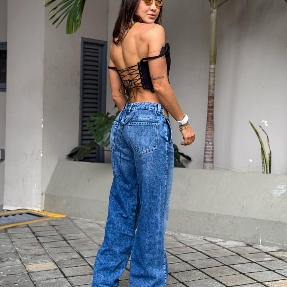 Women's Low Rise Barrel Alien Jeans 