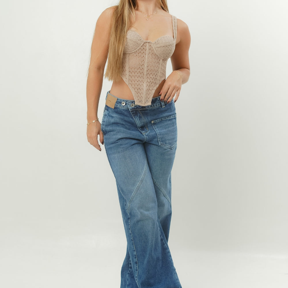 Women's Low Rise Barrel Alien Jeans
