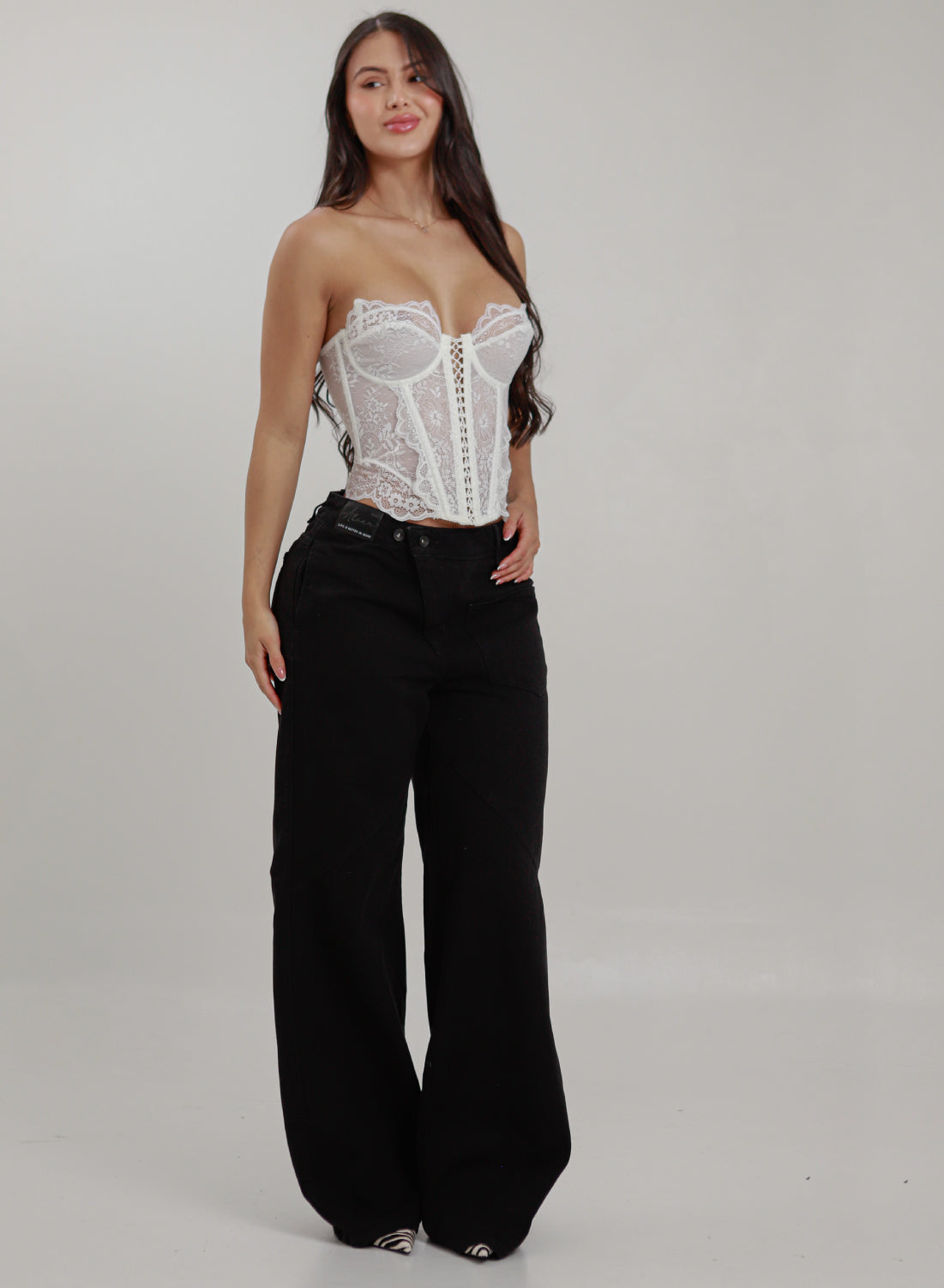 Women's Low Rise Straight Alien Jeans