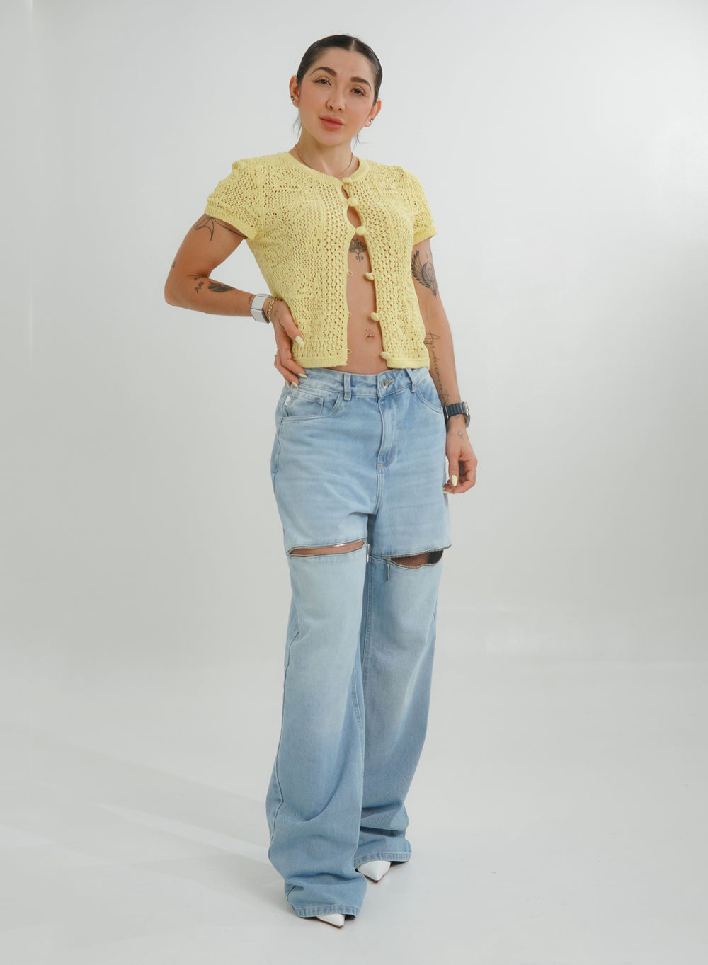 Women's Low Rise Bagg Light Blue Jeans