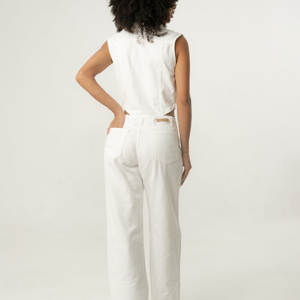 
                      
                        Women's Vanilla Denim Sleeveless Alien Jeans Jumpsuit
                      
                    