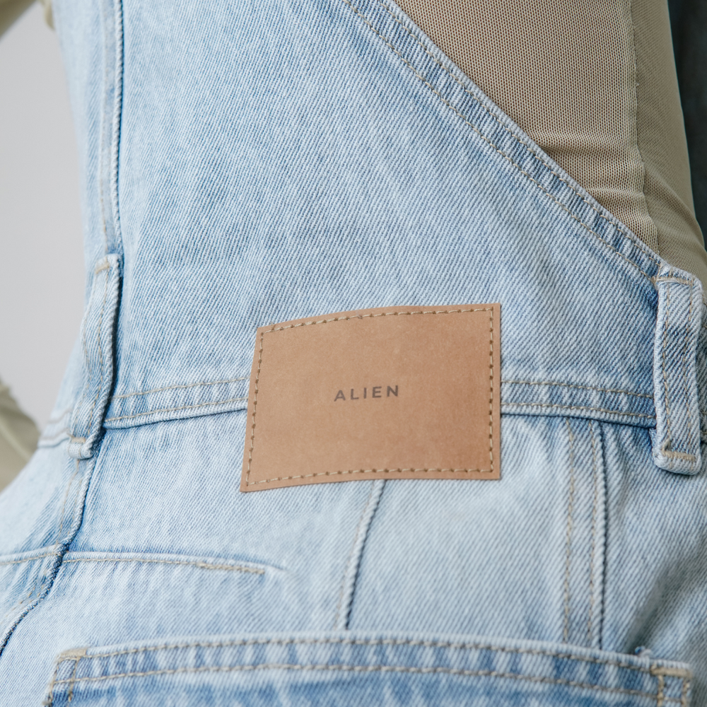 
                      
                        Women's Denim Mini Overall Dress Alien Jeans
                      
                    