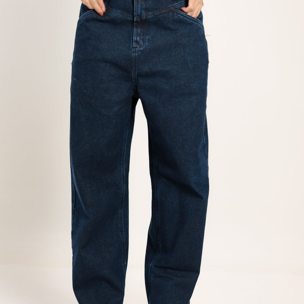 
                      
                        DARK BLUE Women's Low Waist Barrel Alien Jeans Colombia
                      
                    