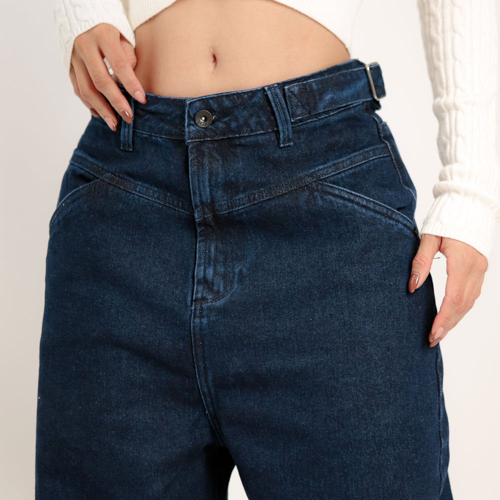 
                      
                        DARK BLUE Women's Low Waist Barrel Alien Jeans Colombia
                      
                    
