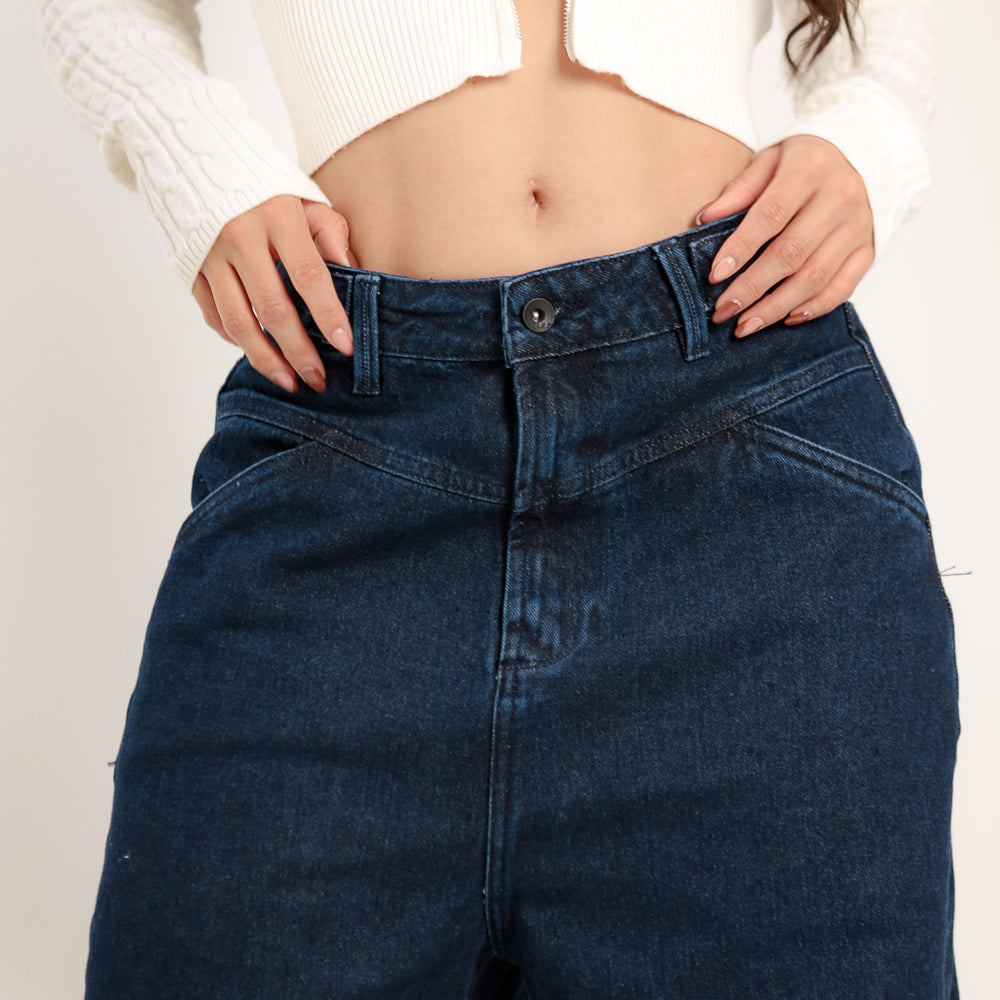 
                      
                        DARK BLUE Women's Low Waist Barrel Alien Jeans Colombia
                      
                    