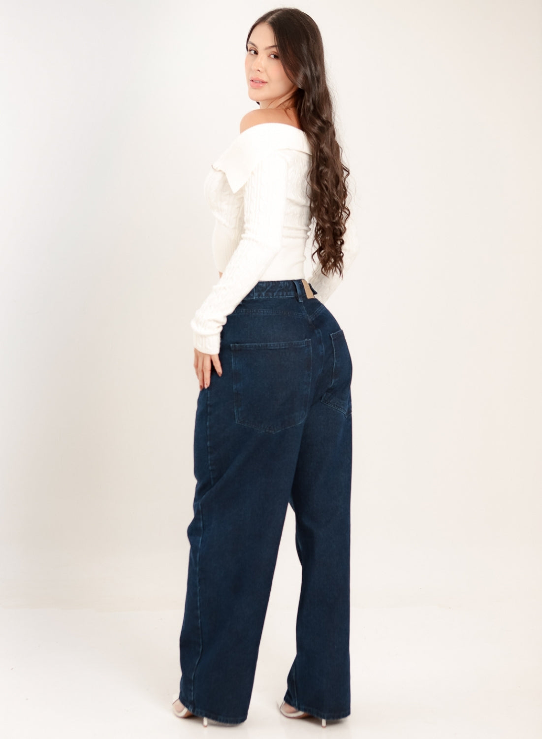 King 1 - Women's Low Waist Barrel Jeans