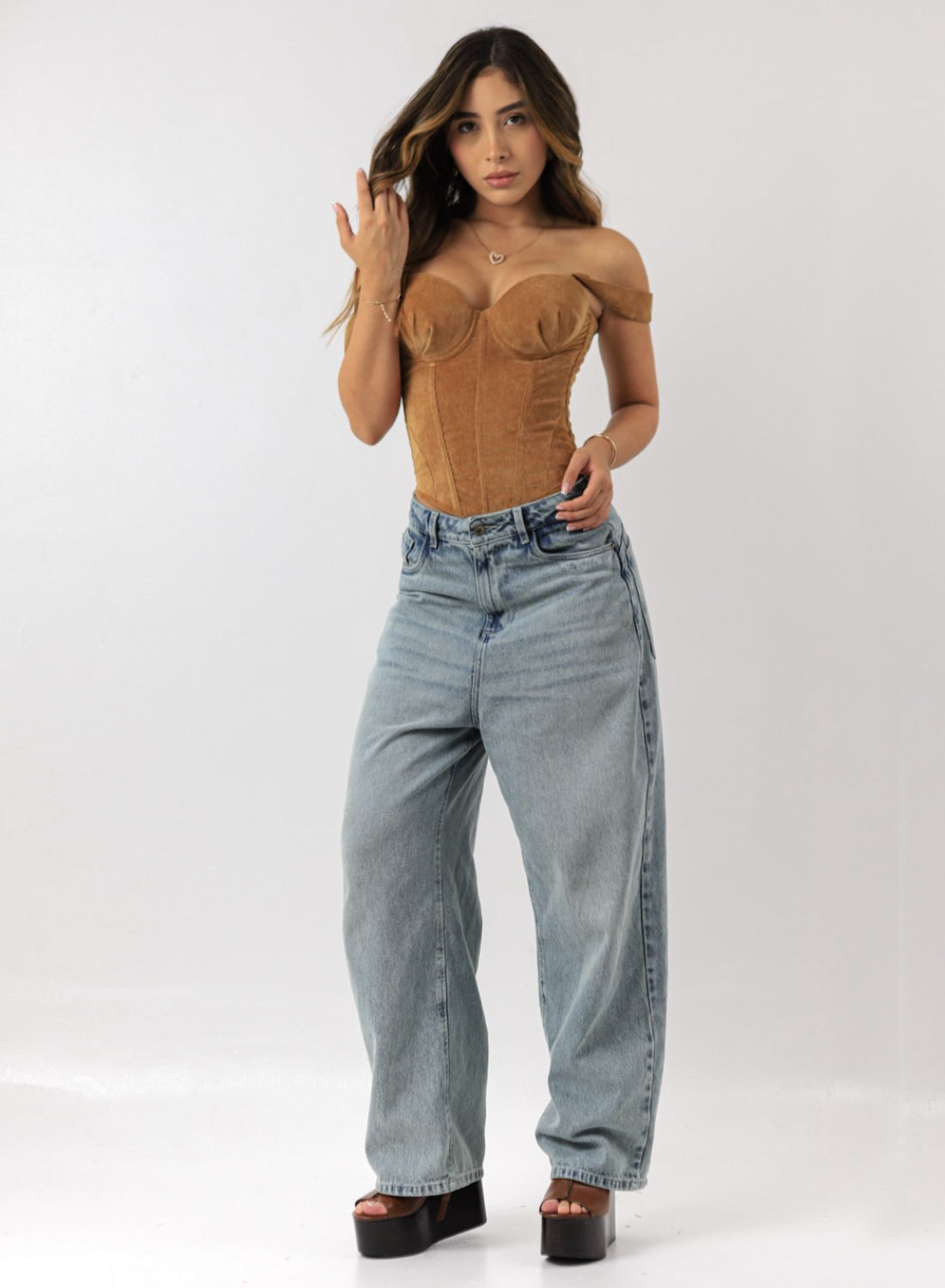 Women's Low Waist Barrel Jeans ALIEN JEANS COLOMBIA