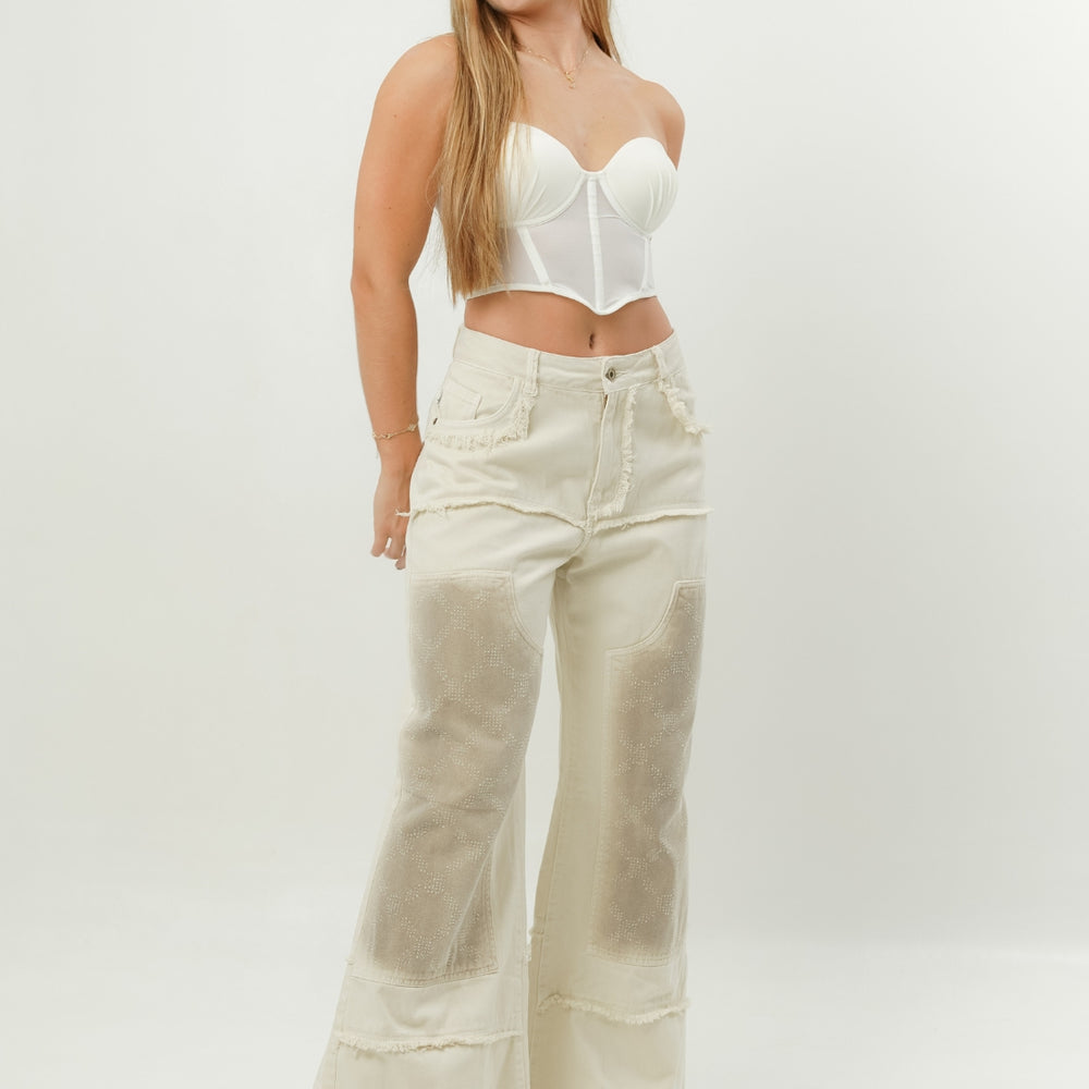 
                      
                        Women's Low Rise Wide Leg Jean
                      
                    