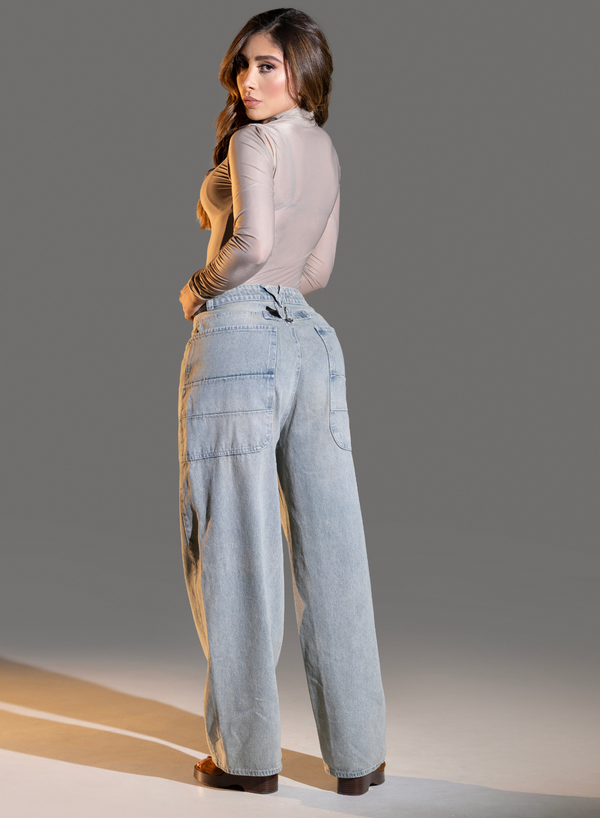 Women's Mid Waist Barrel Jeans ALIEN JEANS COLOMBIA