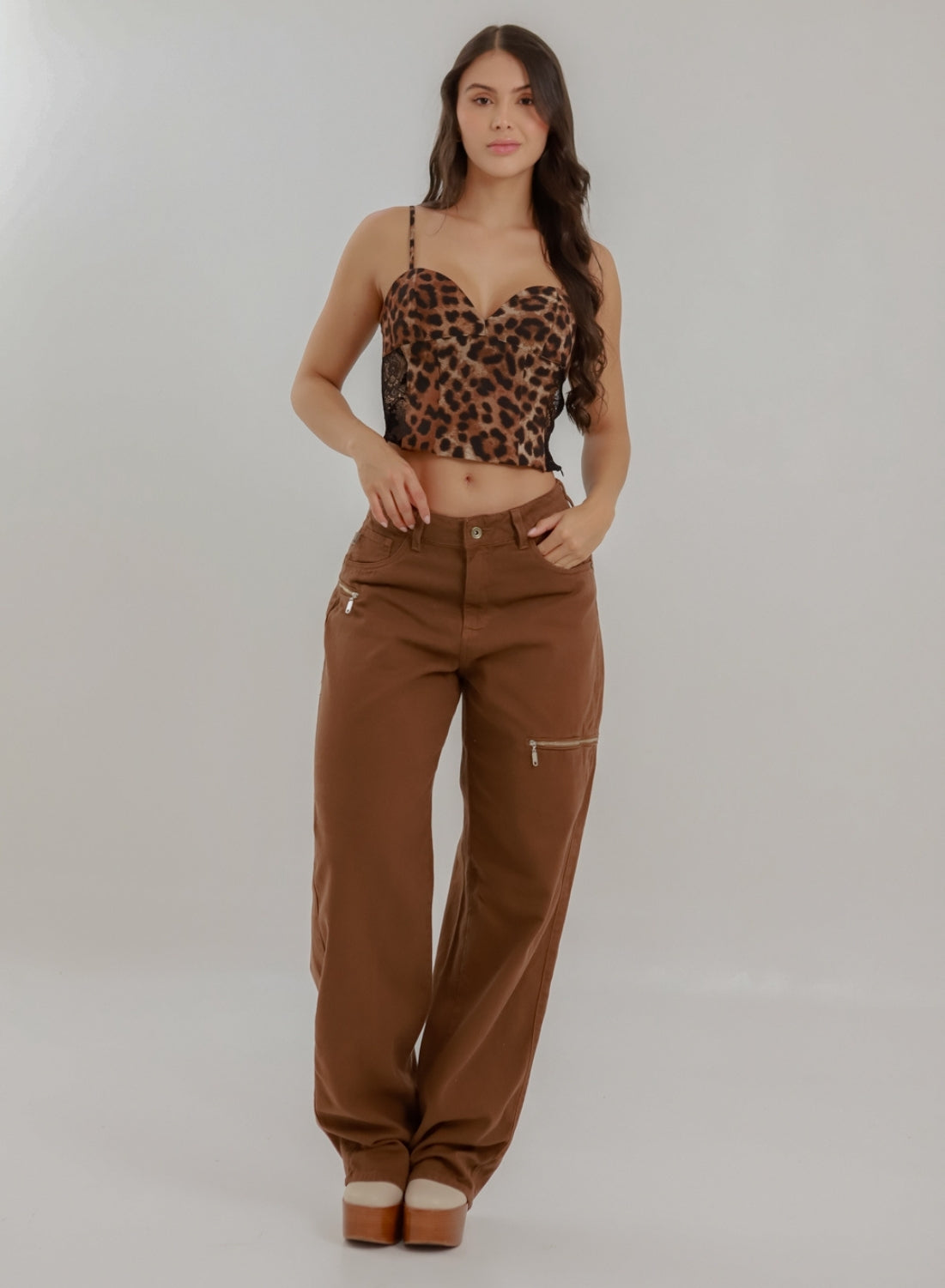 Women's Mid Waist Baggy Jeans