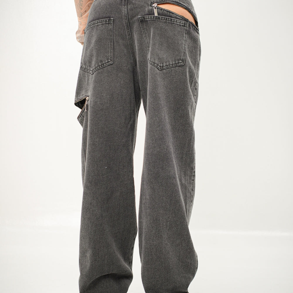 
                      
                        Women's Mid Waist Baggy Alien Jeans Dark Gray
                      
                    