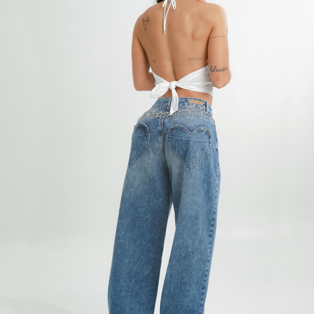 Women's Low Rise Flare Jeans