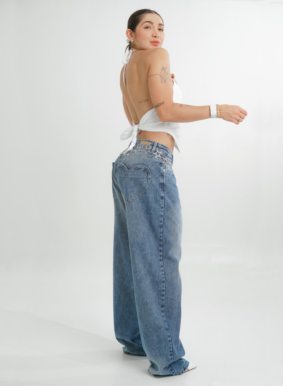 Women's Low Rise Flare Jeans