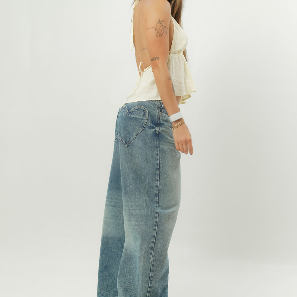 Women's Low Rise Flare Jeans