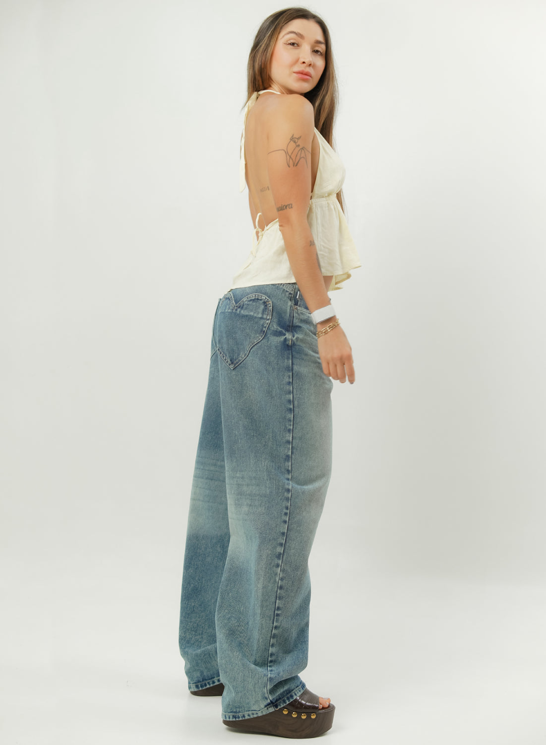 Women's Low Rise Flare Jeans