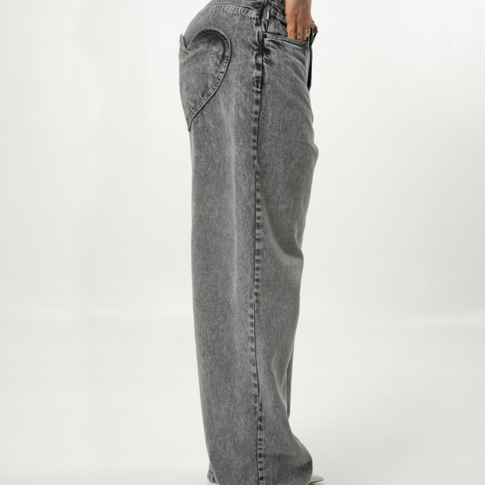 
                      
                        Women's Low Rise Flare Gray Flare Alien Jeans
                      
                    
