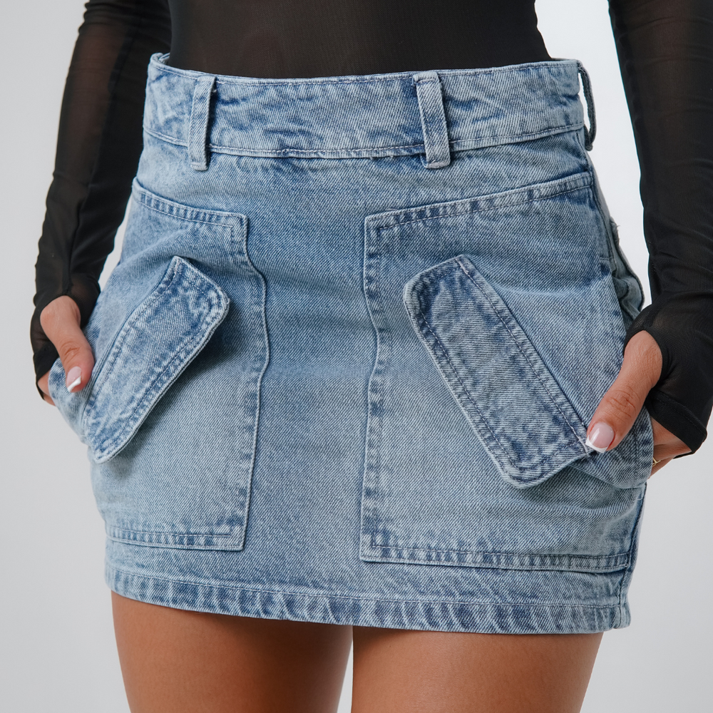 
                      
                        Women's Denim Mini Skirt alien jeans
                      
                    