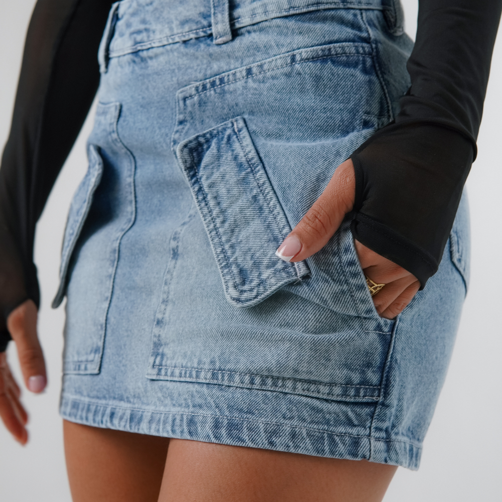 
                      
                        Women's Denim Mini Skirt alien jeans
                      
                    