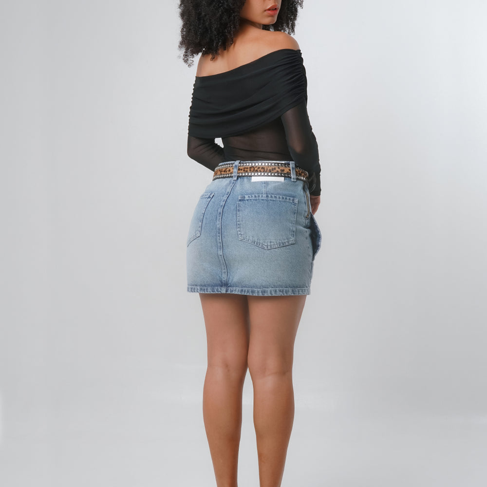 
                      
                        Women's Denim Mini Skirt alien jeans
                      
                    