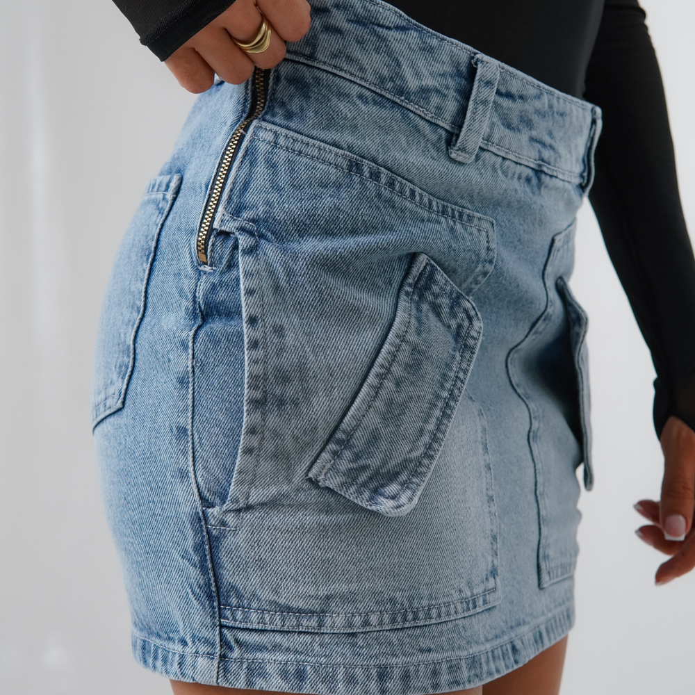 
                      
                        Women's Denim Mini Skirt alien jeans
                      
                    