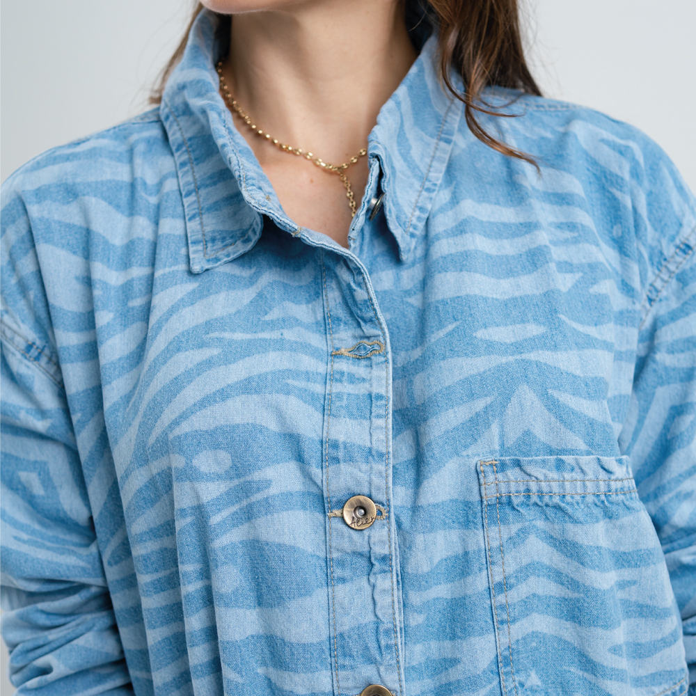 
                      
                        Women's Oversized Denim Shirt
                      
                    