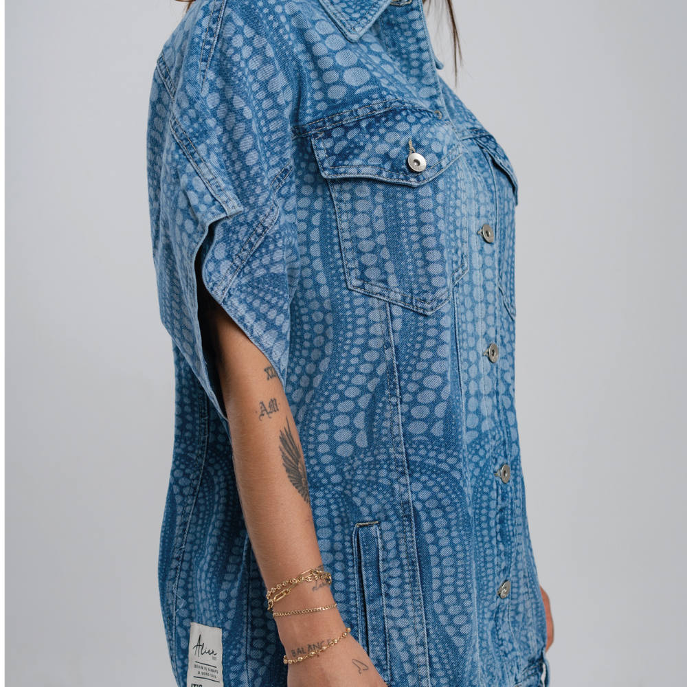 
                      
                        Women's Denim  Oversized Shirt Dress
                      
                    