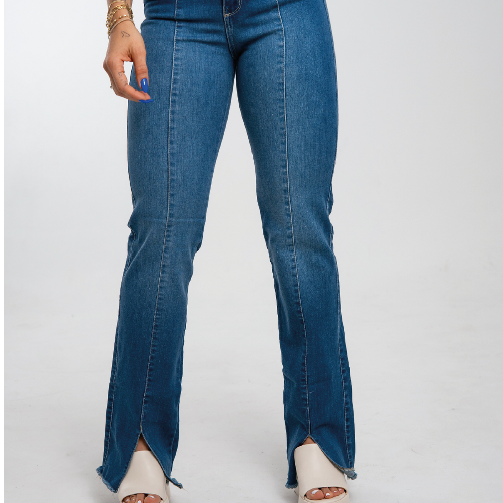 High Rise Straight Jeans