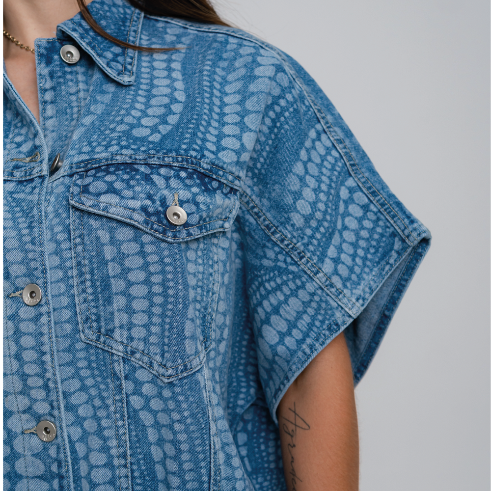 
                      
                        Women's Denim  Oversized Shirt Dress
                      
                    