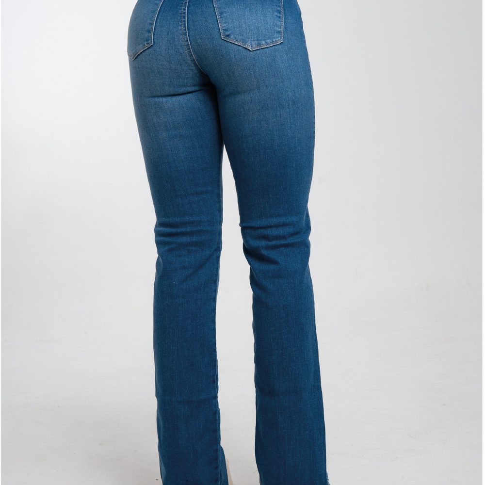 
                      
                        High Rise Straight Jeans
                      
                    