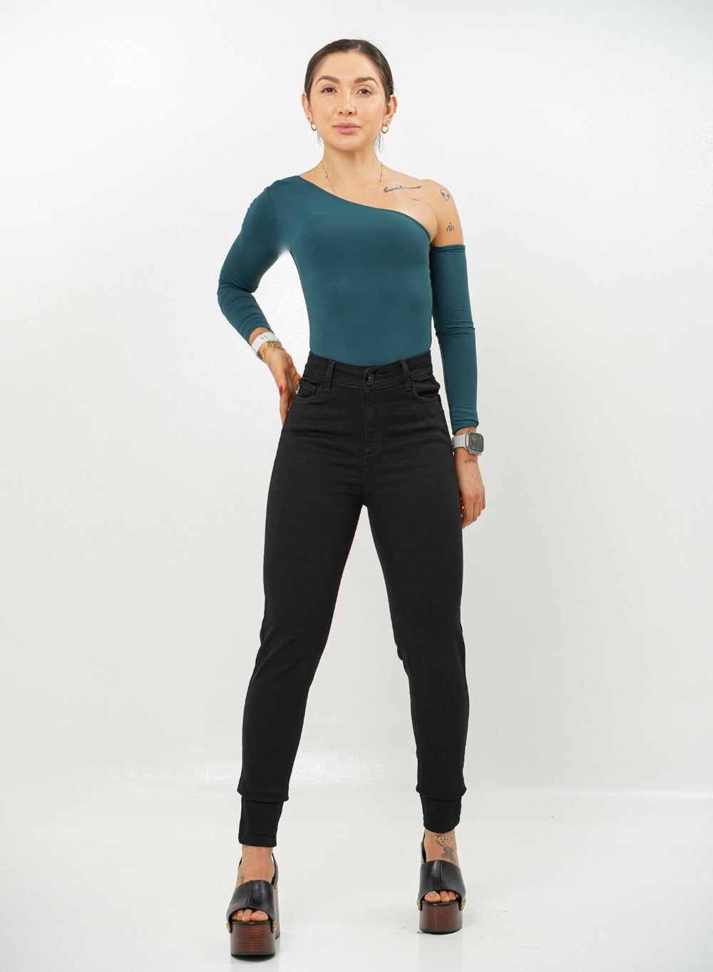 Women's Black High Rise Skinny Jeans