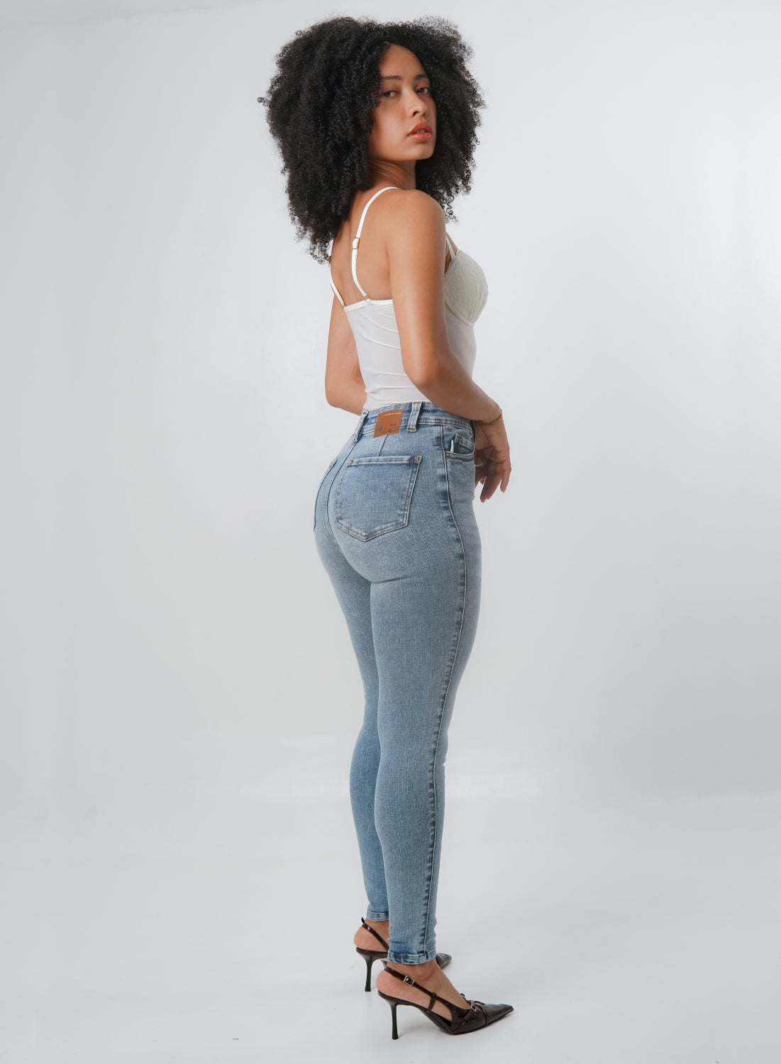 High Rise Skinny Jeans
