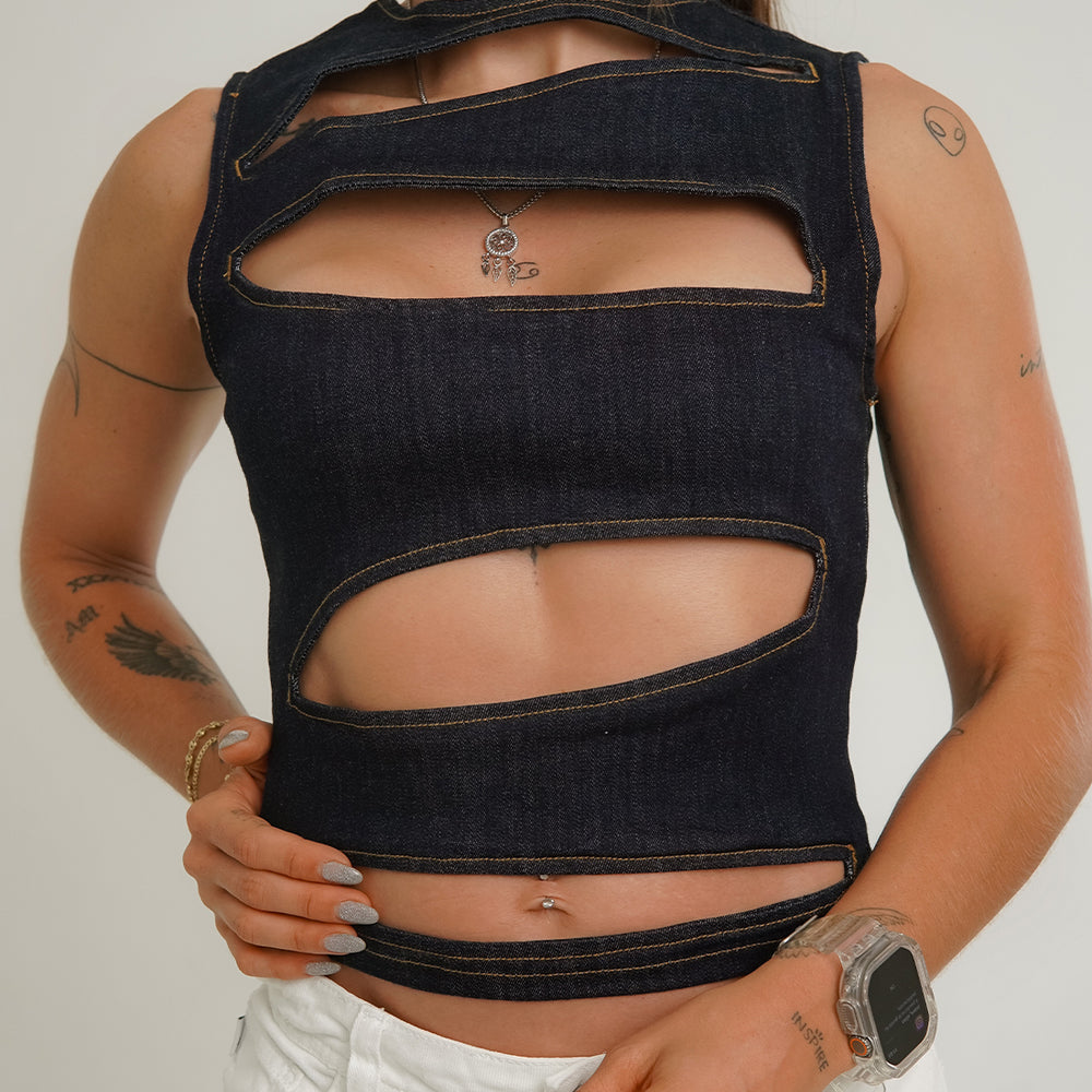 Denim Tank Top