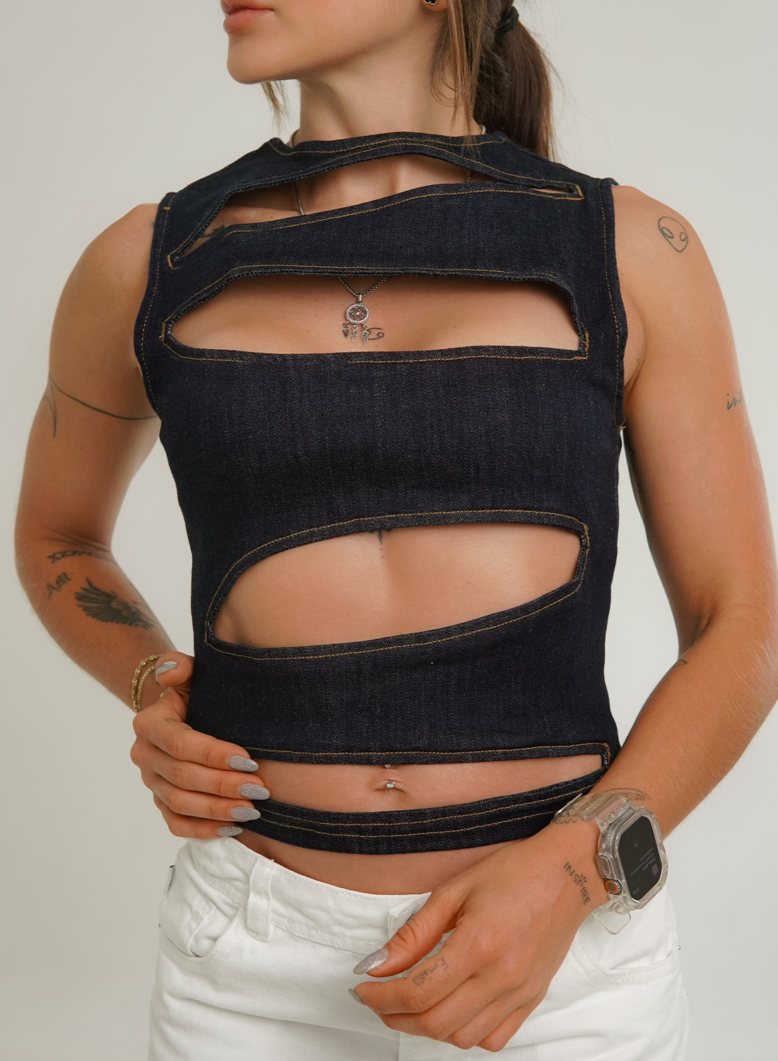 Denim Tank Top
