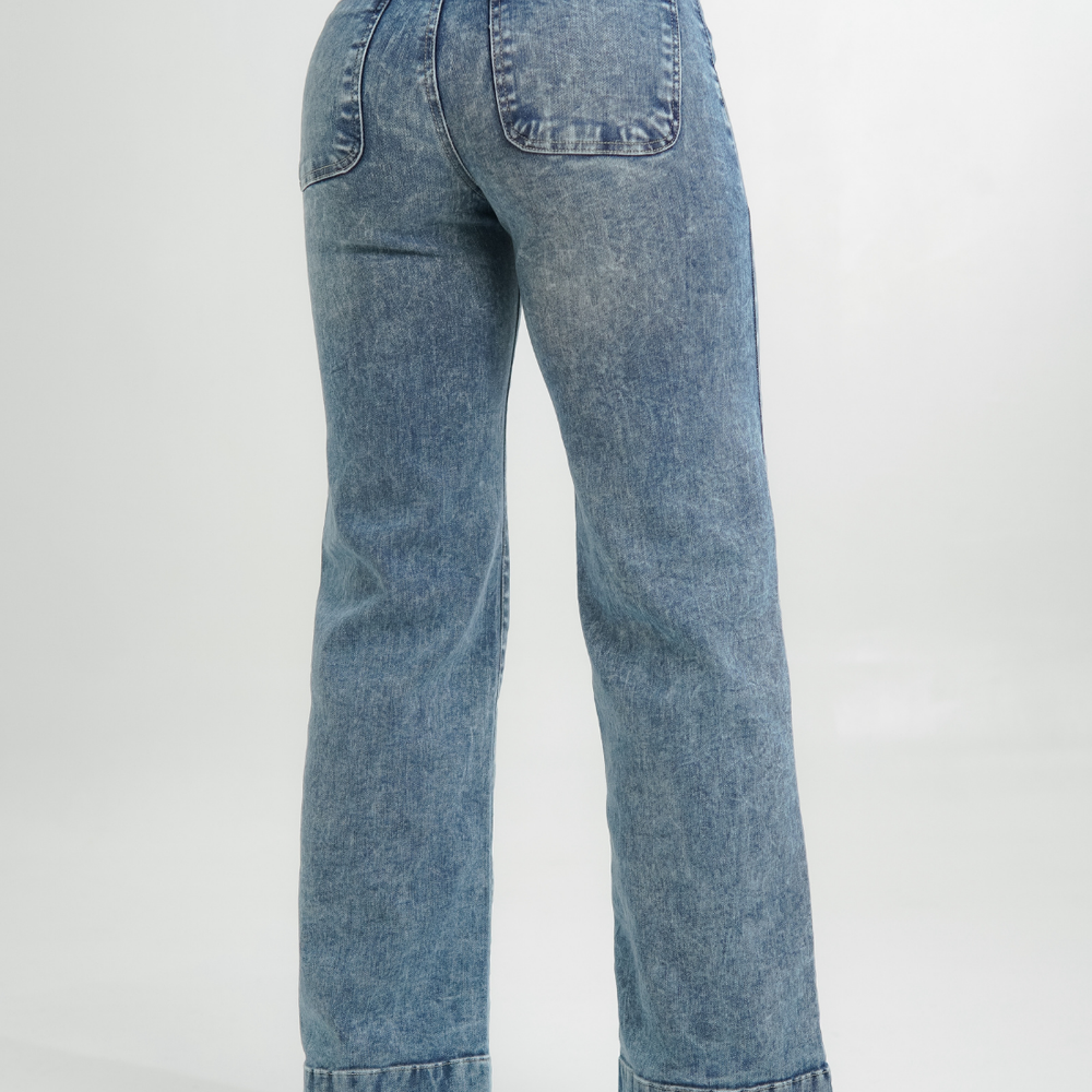 
                      
                        Women's High Rise Classic Mom Flare Jeans
                      
                    
