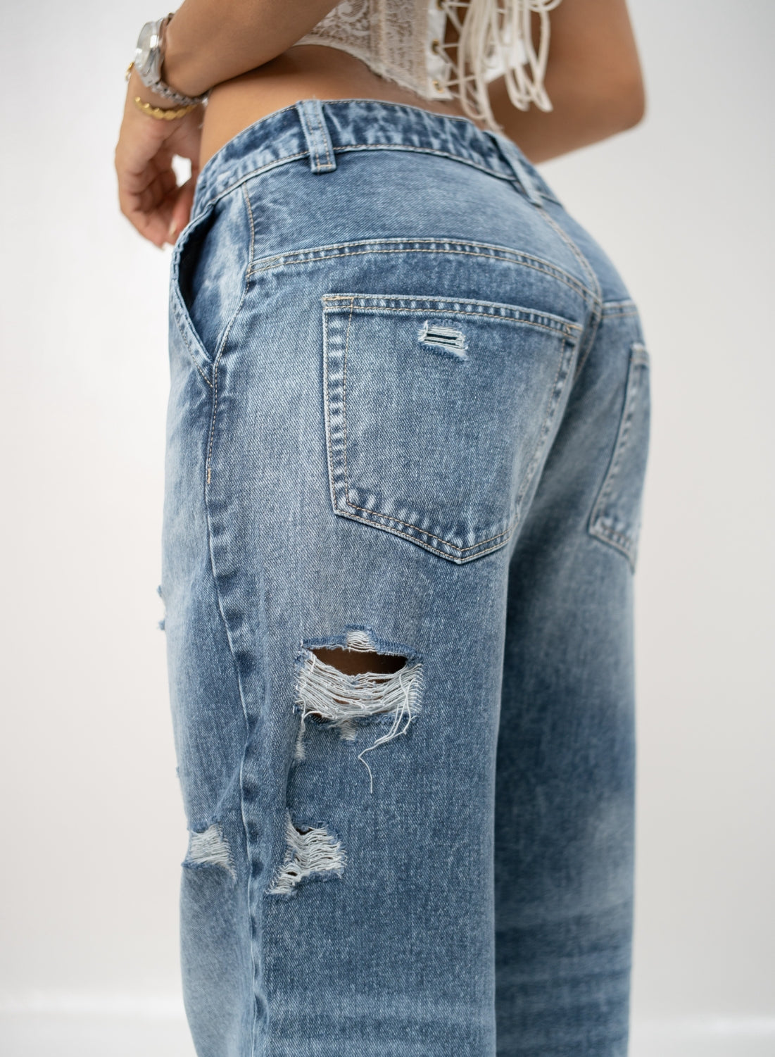 Women's Low Rise Straight (Tailored) Jeans