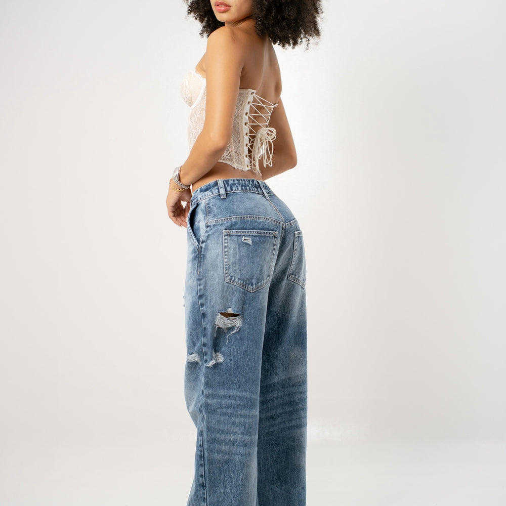 Women's Low Rise Straight (Tailored) Jeans